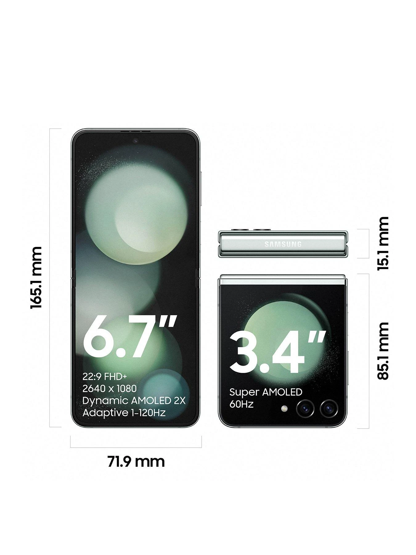 Samsung Galaxy Z Flip 5 - 256GB - Mint 3 Samsung Galaxy Z Flip 5 - 256GB - Mint - Image 3