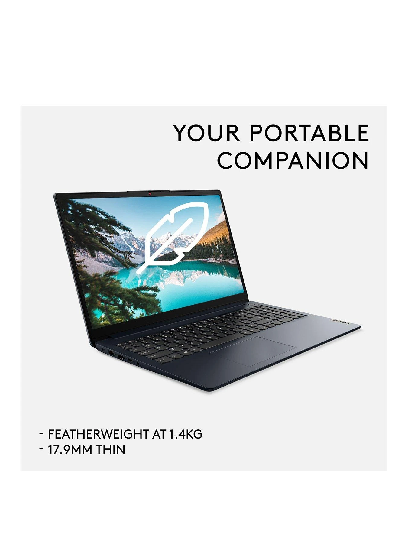 Lenovo IdeaPad S100, Intel Pentium, 4GB RAM 128GB SSD, 15in Full HD Laptop - Abyss Blue 2 Lenovo IdeaPad S100, Intel Pentium, 4GB RAM 128GB SSD, 15in Full HD Laptop - Abyss Blue - Image 2