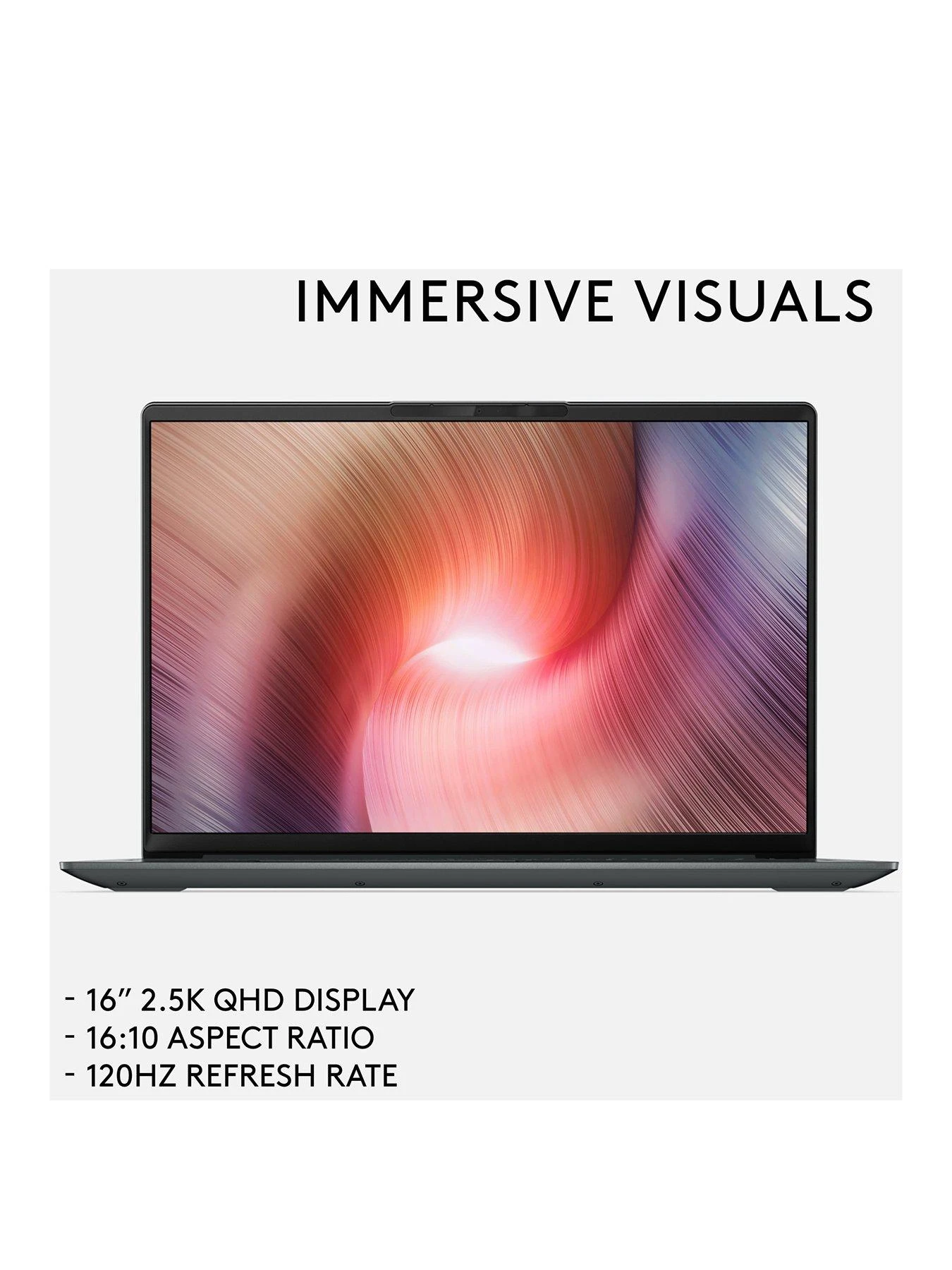 Lenovo IdeaPad Slim 5, AMD Ryzen 5, 16GB RAM, 512GB SSD, 16in Laptop - Grey 3 Lenovo IdeaPad Slim 5, AMD Ryzen 5, 16GB RAM, 512GB SSD, 16in Laptop - Grey - Image 3