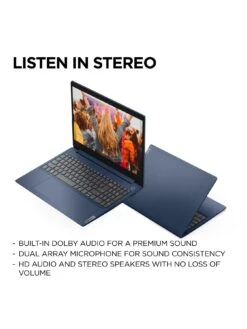 Lenovo IdeaPad Slim 3, Intel Core I5, 8GB RAM 256GB SSD, 15in Full HD Laptop - Blue 9 Lenovo IdeaPad Slim 3, Intel Core I5, 8GB RAM 256GB SSD, 15in Full HD Laptop - Blue -Digital Station VO4Q5 SQ5 0000000020 BLUE SLd1