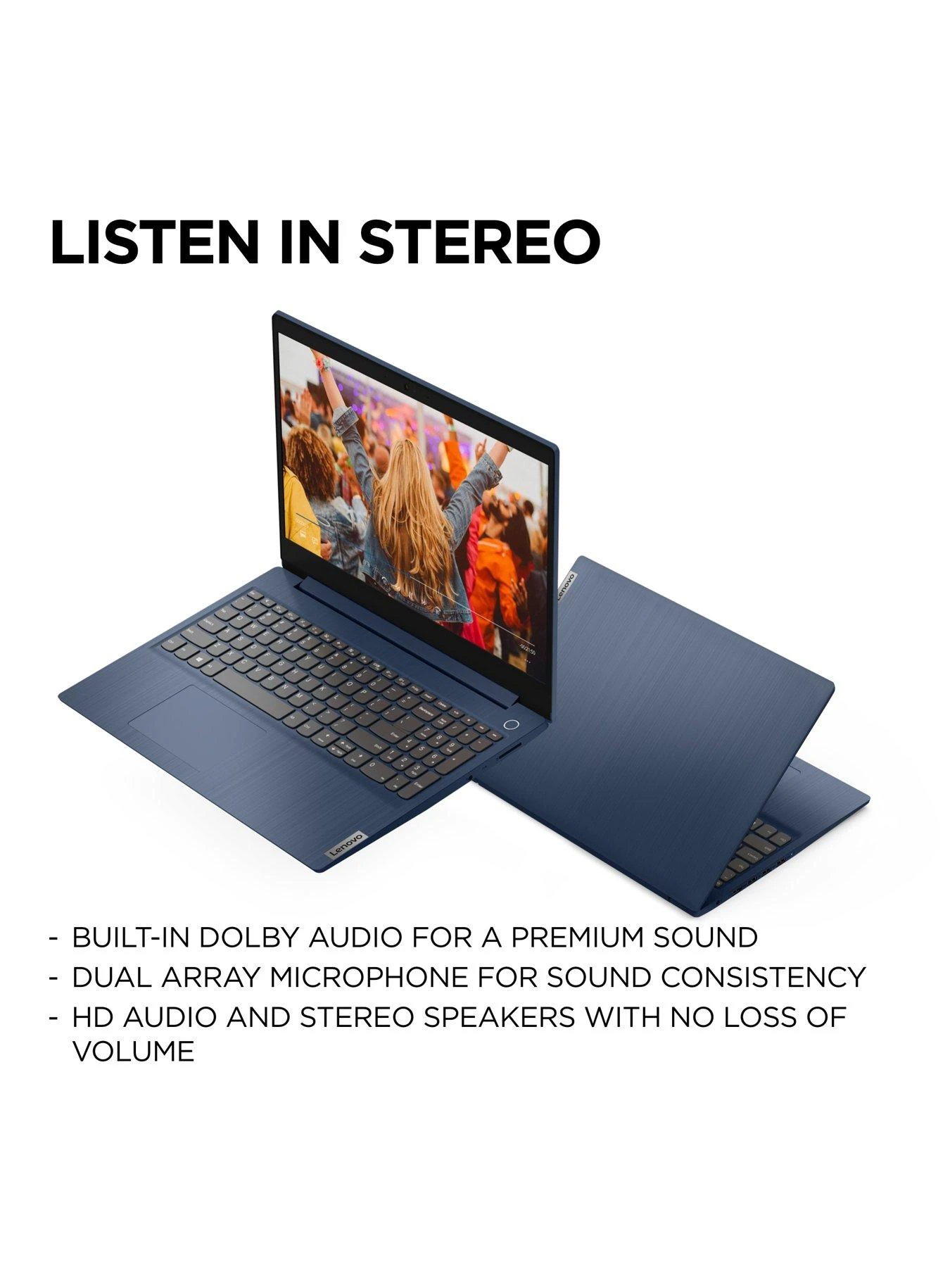 Lenovo IdeaPad Slim 3, Intel Core I5, 8GB RAM 256GB SSD, 15in Full HD Laptop - Blue 4 Lenovo IdeaPad Slim 3, Intel Core I5, 8GB RAM 256GB SSD, 15in Full HD Laptop - Blue - Image 4