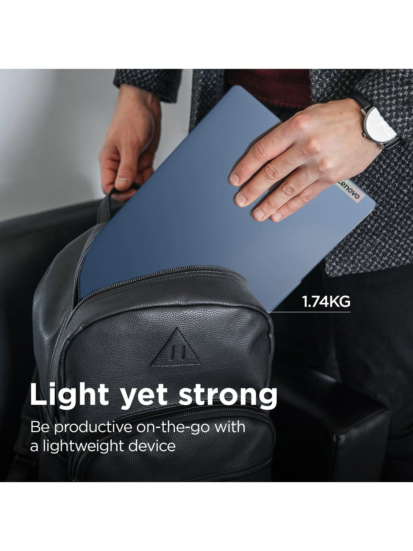 Lenovo IdeaPad Slim 3, AMD Ryzen 5, 8GB RAM, 512GB SSD, 16in Laptop - Blue 3 Lenovo IdeaPad Slim 3, AMD Ryzen 5, 8GB RAM, 512GB SSD, 16in Laptop - Blue - Image 3