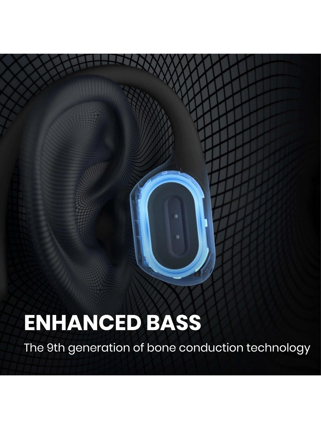 Shokz OpenRun Pro Blue Bone Conduction Headset 5 Shokz OpenRun Pro Blue Bone Conduction Headset - Image 5