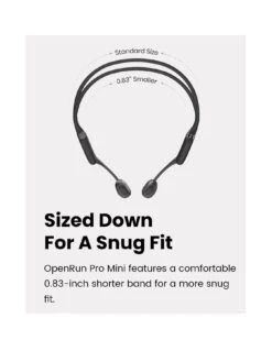 Shokz OpenRun Pro Mini Open-Ear Bone Conduction Headphones - Black -Digital Station VO74K SQ3 0000000004 BLACK SLa
