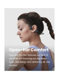Shokz OpenRun Pro Mini Open-Ear Bone Conduction Headphones - Black -Digital Station VO74K SQ4 0000000004 BLACK SLd