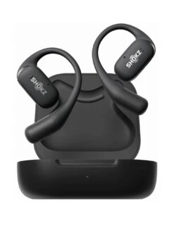 Shokz OpenFit Open-Ear True Wireless Earphones - Black
