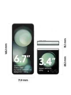 Samsung Galaxy Z Flip 5 - 512GB - Mint With Buds2 Pro Black -Digital Station VO7H7 SQ3 0000000258 MINT SLa