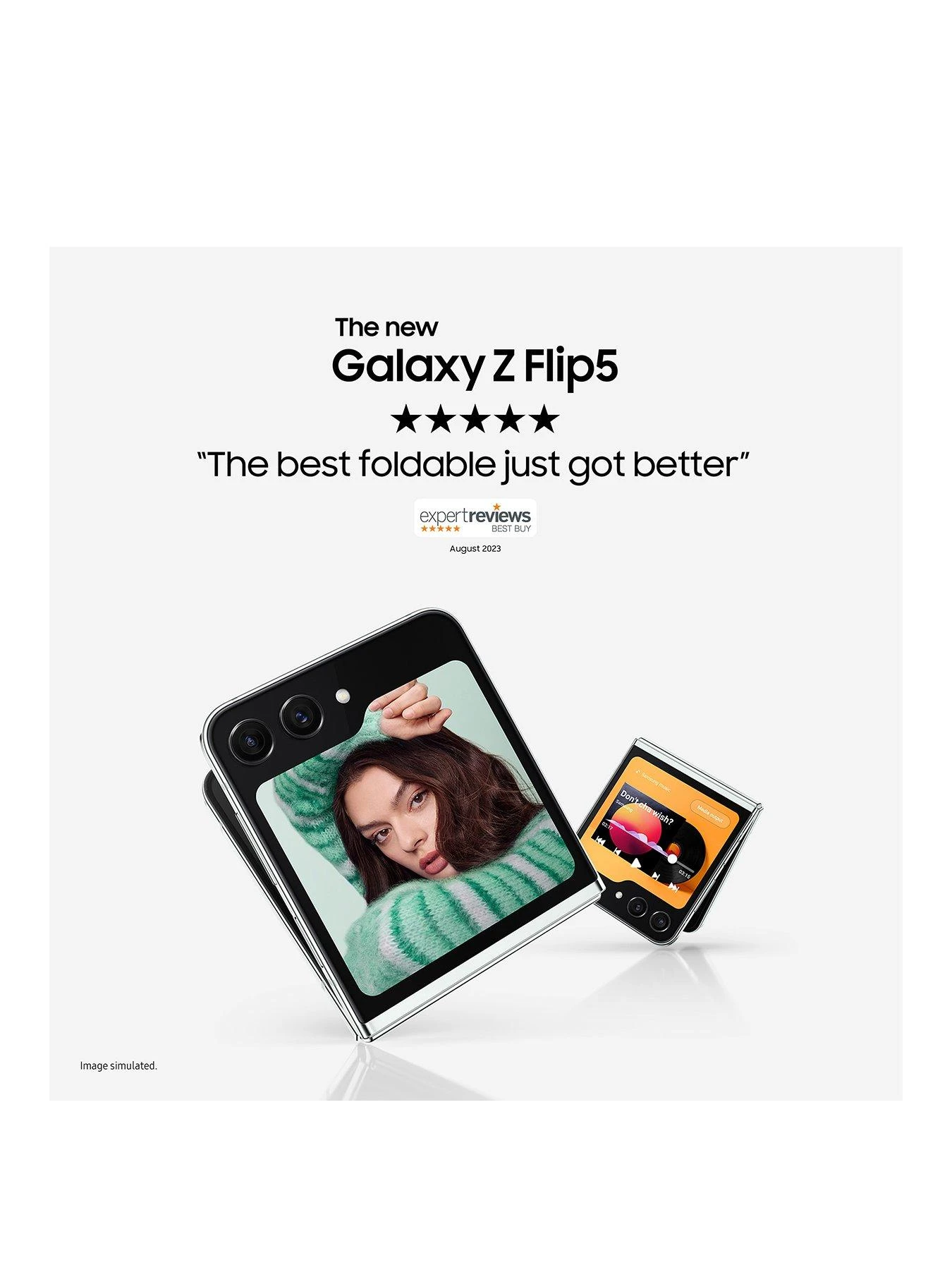 Samsung Galaxy Z Flip 5 - 512GB - Graphite With Watch 6 40mm Graphite 2 Samsung Galaxy Z Flip 5 - 512GB - Graphite With Watch 6 40mm Graphite - Image 2