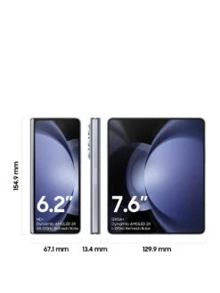 Samsung Galaxy Z Fold 5 - 256GB - Icy Blue With Buds2 Pro Black 10 Samsung Galaxy Z Fold 5 - 256GB - Icy Blue With Buds2 Pro Black -Digital Station VO7HD SQ3 0000000749 ICE BLUE SLa