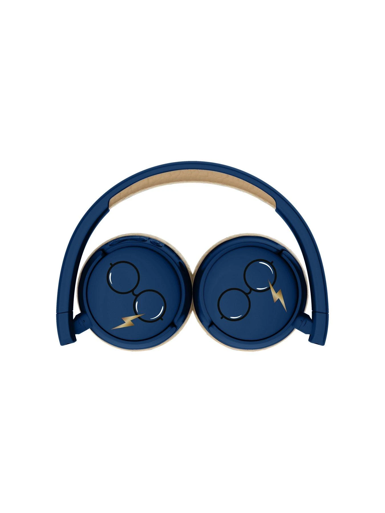 Harry Potter Lightning Bolt Scar In Navy Bluetooth Headphones 3 Harry Potter Lightning Bolt Scar In Navy Bluetooth Headphones - Image 3