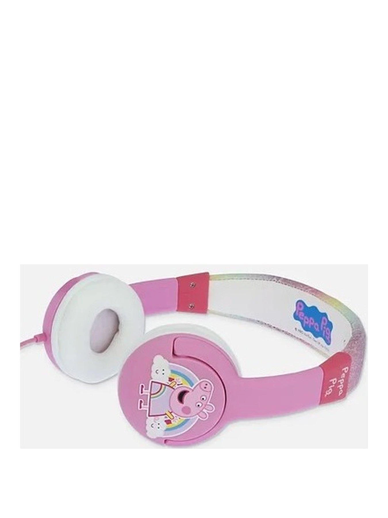 Peppa Pig Peppa Glitter Rainbow Junior Headphones 2 Peppa Pig Peppa Glitter Rainbow Junior Headphones - Image 2