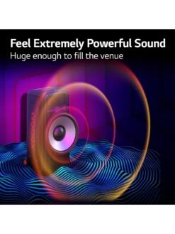 LG XBOOM XL7S Party Speaker With Customisable LED Display And Party Lighting -Digital Station VONKF SQ4 0000000004 BLACK SLd