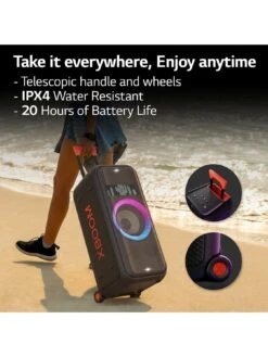 LG XBOOM XL7S Party Speaker With Customisable LED Display And Party Lighting -Digital Station VONKF SQ5 0000000004 BLACK SLd1