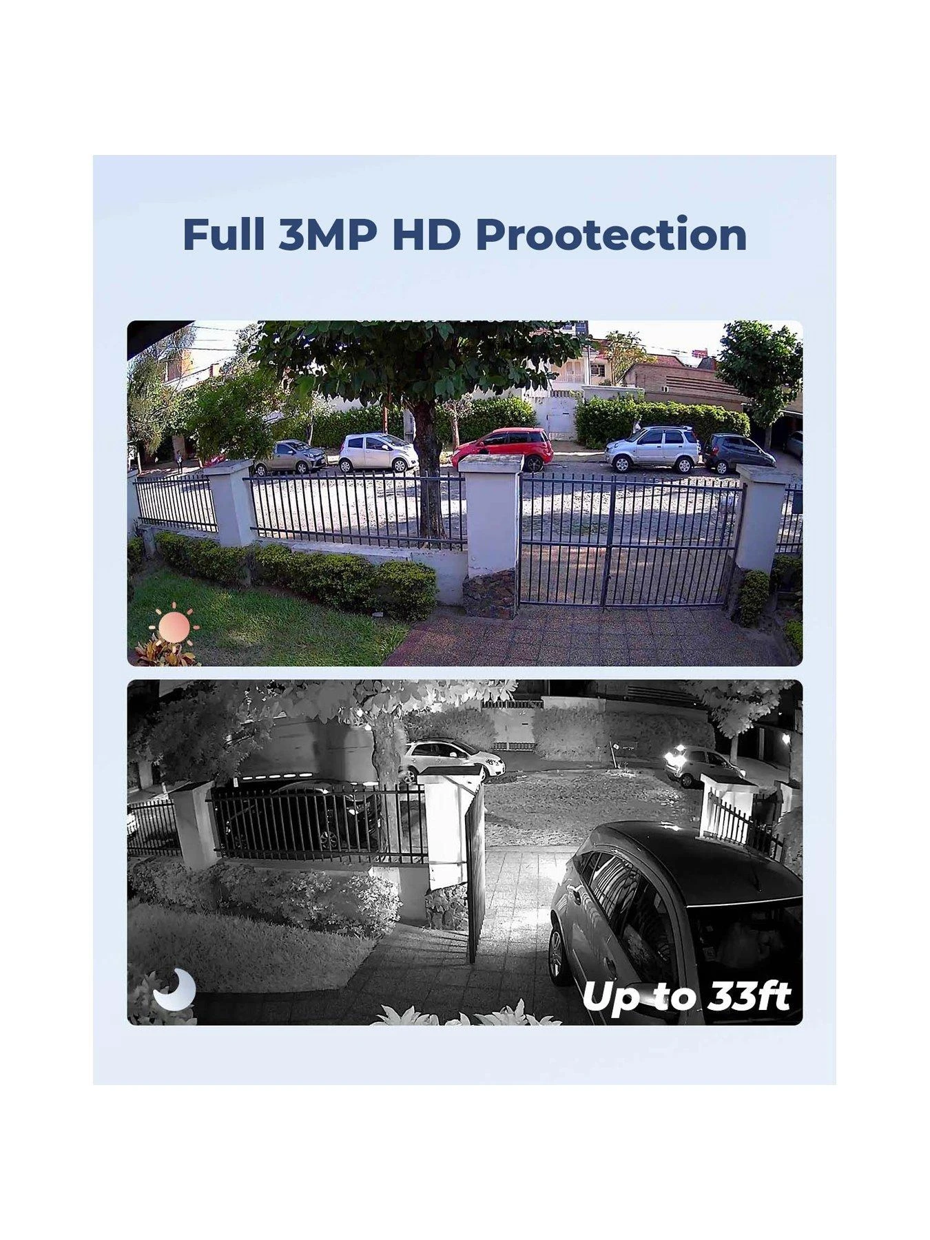 Reolink Argus 3MP 2E Battery & Solar Cam Kit + 64GB SD Card 4 Reolink Argus 3MP 2E Battery & Solar Cam Kit + 64GB SD Card - Image 4