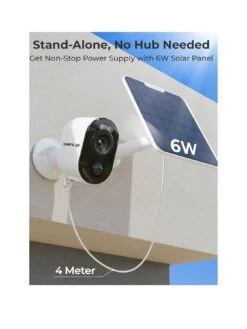 Reolink ARGUS 3 PRO 4K Spotlight Battery & Solar Kit +64GB SD Card -Digital Station VOOJC SQ3 0000000013 WHITE SLa