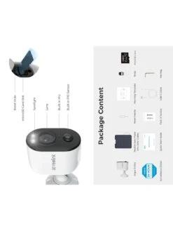 Reolink ARGUS 3 PRO 4K Spotlight Battery & Solar Kit +64GB SD Card -Digital Station VOOJC SQ7 0000000013 WHITE SLd3