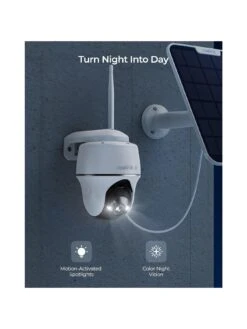 Reolink ARGUS PT ULTRA 4K PanTilt Battery & Solar Kit +64GB SD Card -Digital Station VOOJD SQ5 0000000013 WHITE SLd1