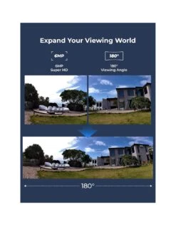 Reolink Duo 2 6MP Dual-Lens WiFi Security Camera - Battery & Solar + 64GB SD Card -Digital Station VOOJE SQ2 0000000013 WHITE SLb