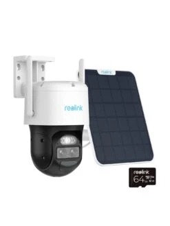 Reolink TRACKMIX 2K WiFi Battery & Solar Kit +64GB SD Card
