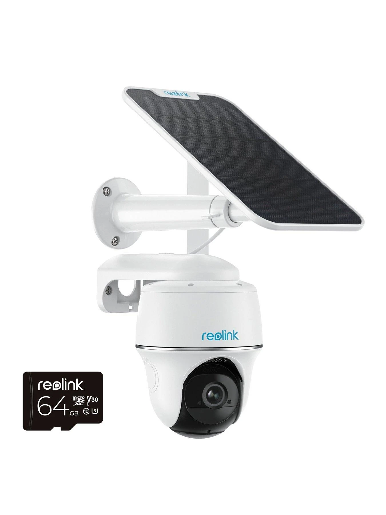 Reolink GO PT 4G LTE 2K PT Battery & Solar Kit +64GB SD CARD +SIM 1 Reolink GO PT 4G LTE 2K PT Battery & Solar Kit +64GB SD CARD +SIM