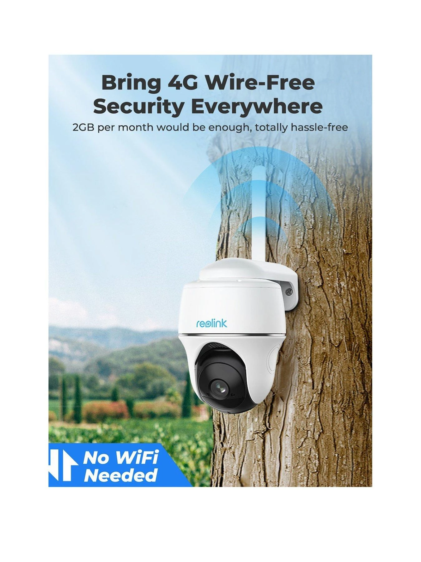 Reolink GO PT 4G LTE 2K PT Battery & Solar Kit +64GB SD CARD +SIM 2 Reolink GO PT 4G LTE 2K PT Battery & Solar Kit +64GB SD CARD +SIM - Image 2