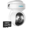Reolink 5MP Outdoor Wi-Fi PTZ Auto-Track Cam + 64GB SD Card