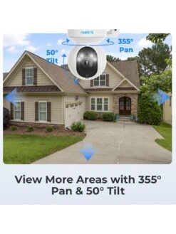 Reolink 5MP Outdoor Wi-Fi PTZ Auto-Track Cam + 64GB SD Card -Digital Station VOOJP SQ5 0000000013 WHITE SLd1