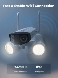 Reolink FLOODLIGHT DUO 4K Wi-Fi Cam +64GB SD Card -Digital Station VOOJS SQ5 0000000013 WHITE SLd1
