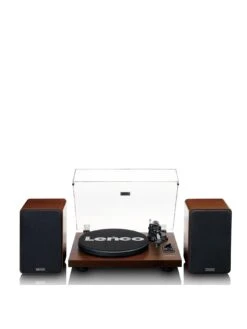 Lenco LS-600WA Turntable With 2x 30W Speakers, Bluetooth, AT-VM95E Cartridge