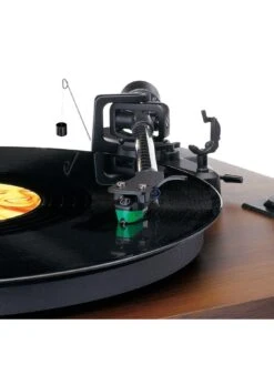 Lenco LS-600WA Turntable With 2x 30W Speakers, Bluetooth, AT-VM95E Cartridge -Digital Station VORFK SQ6 0000000004 BLACK SLd2