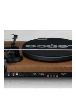 Lenco LS-480WD Turntable With Bluetooth And External Speakers - Wood -Digital Station VORFN SQ3 0000000094 WOOD SLa