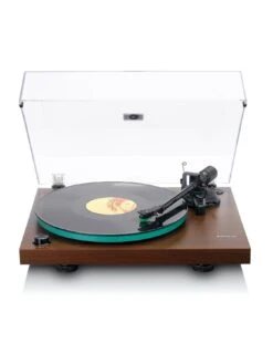 Lenco LBT-225WA Turntable With Bluetooth, Glass Platter, ATVM95 Cartridge -Digital Station VORFO SQ7 0000000004 BLACK SLd3