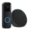 Amazon Blink Video Doorbell + Echo Pop (Black)