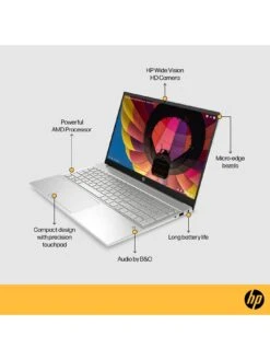 HP Pavilion 15-eh1029na, AMD Ryzen 5, 8GB RAM 512GB, 15in Laptop - Silver With Microsoft M365 Personal (1 Year) Included -Digital Station VPPYL SQ4 0000000035 SILVER SLd