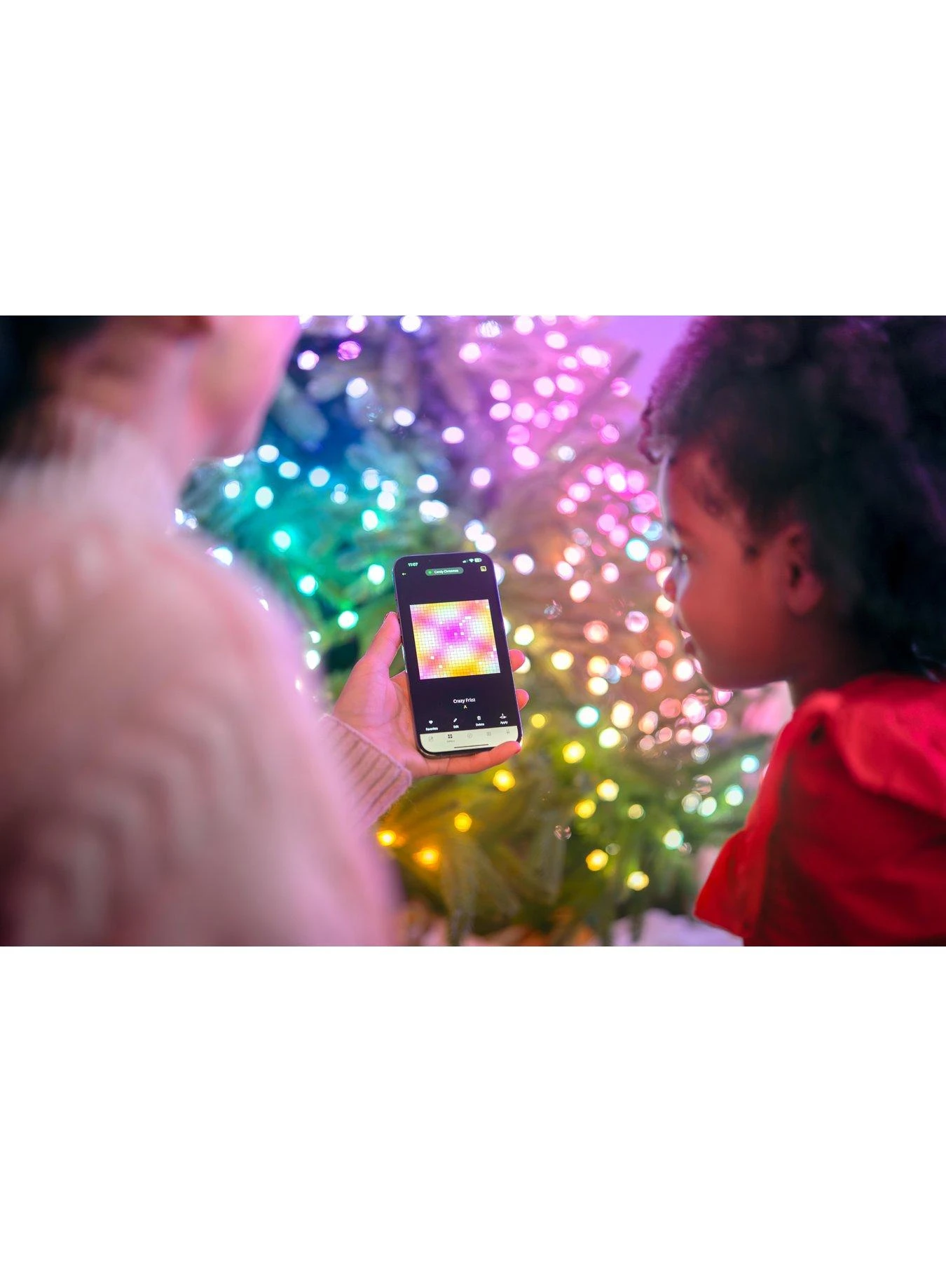 Twinkly Candies 200L 7MM Heart Shape RGB Lens Light String, 6cm Lamp Spacing, BT+WiFi, IP20 - USB-C Powered 3 Twinkly Candies 200L 7MM Heart Shape RGB Lens Light String, 6cm Lamp Spacing, BT+WiFi, IP20 - USB-C Powered - Image 3