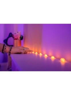 Twinkly Candies 100L 8MM Pearl Shape RGB Lens Light String, 6cm Lamp Spacing, BT+WiFi, IP20 - USB-C Powered -Digital Station VPRWC SQ3 0000000029 MULTI SLd1