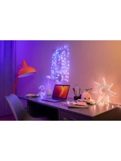 Twinkly Candies 100L 8MM Pearl Shape RGB Lens Light String, 6cm Lamp Spacing, BT+WiFi, IP20 - USB-C Powered -Digital Station VPRWC SQ4 0000000029 MULTI SLd2