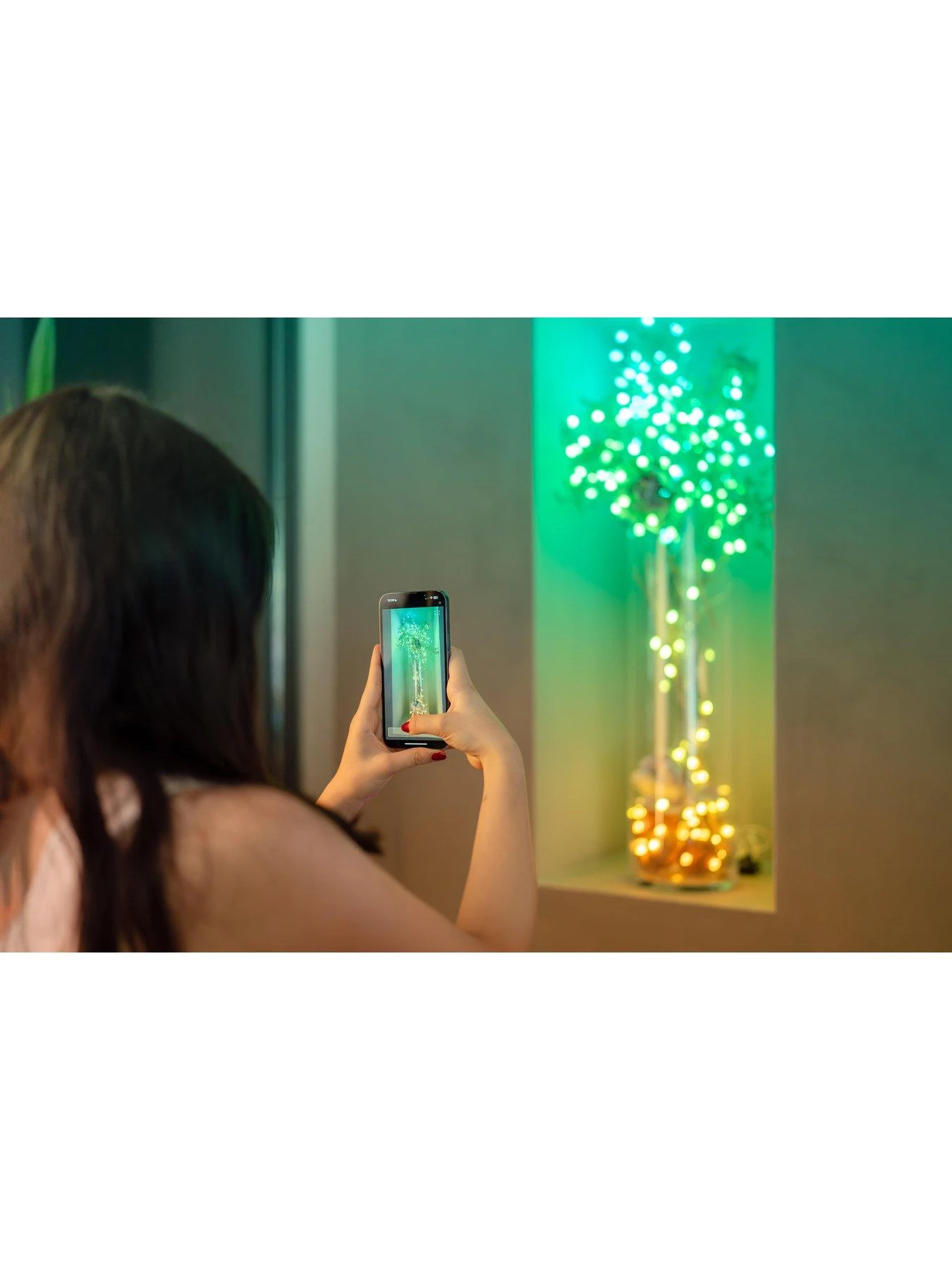 Twinkly Candies 200L 8MM Pearl Shape RGB Lens Light String, 6cm Lamp Spacing, BT+WiFi, IP20 - USB-C Powered 7 Twinkly Candies 200L 8MM Pearl Shape RGB Lens Light String, 6cm Lamp Spacing, BT+WiFi, IP20 - USB-C Powered - Image 7