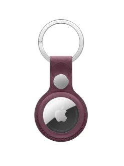 Apple AirTag FineWoven Key Ring - Mulberry (AirTag Not Included)