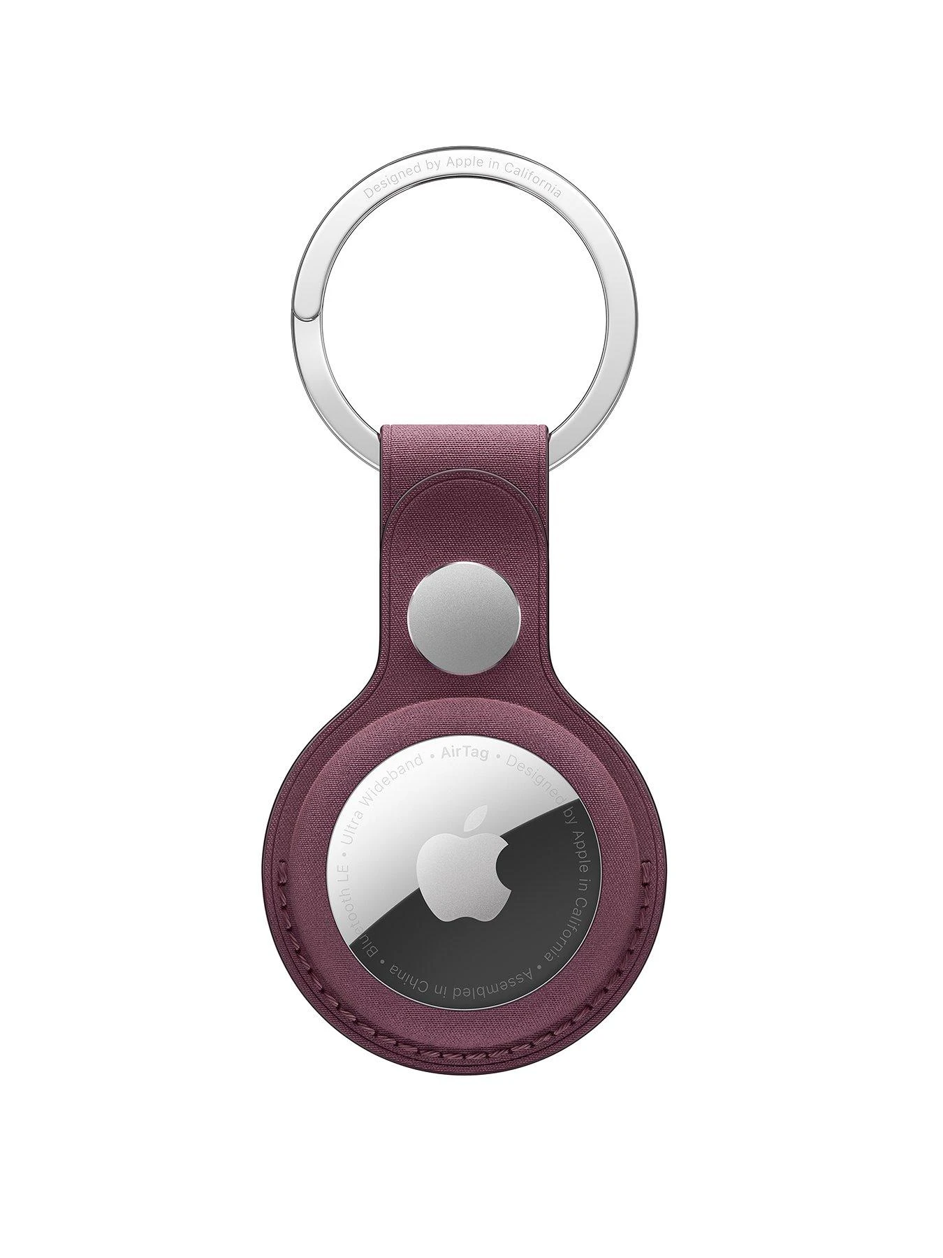Apple AirTag FineWoven Key Ring - Mulberry (AirTag Not Included) 1 Apple AirTag FineWoven Key Ring - Mulberry (AirTag Not Included)
