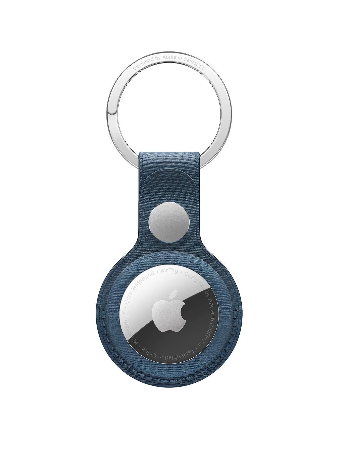 Apple AirTag FineWoven Key Ring - Pacific Blue (AirTag Not Included) 1 Apple AirTag FineWoven Key Ring - Pacific Blue (AirTag Not Included)