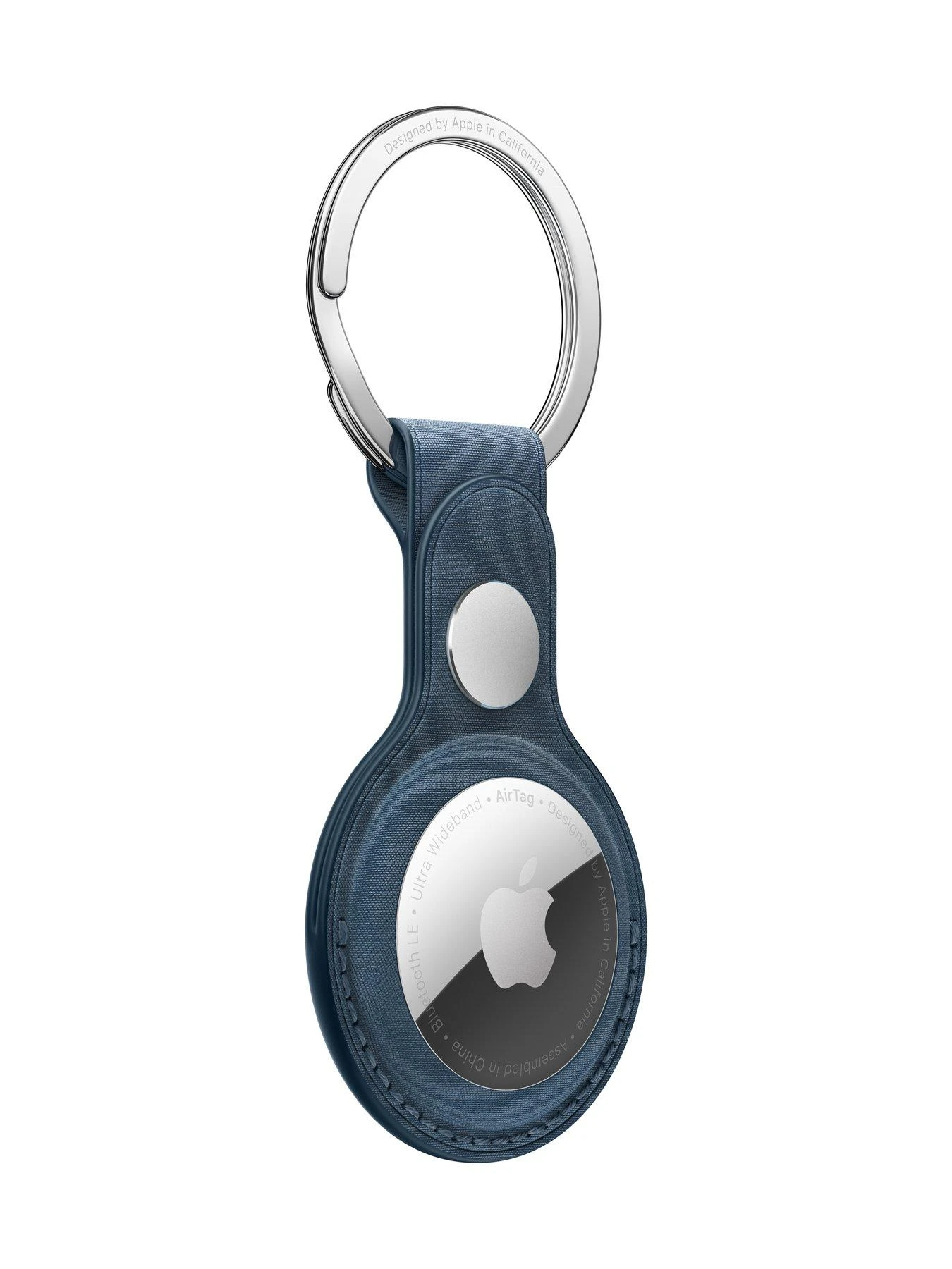 Apple AirTag FineWoven Key Ring - Pacific Blue (AirTag Not Included) 2 Apple AirTag FineWoven Key Ring - Pacific Blue (AirTag Not Included) - Image 2