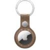 Apple AirTag FineWoven Key Ring - Taupe (AirTag Not Included)