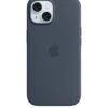 Apple IPhone 15 Silicone Case With MagSafe - Storm Blue