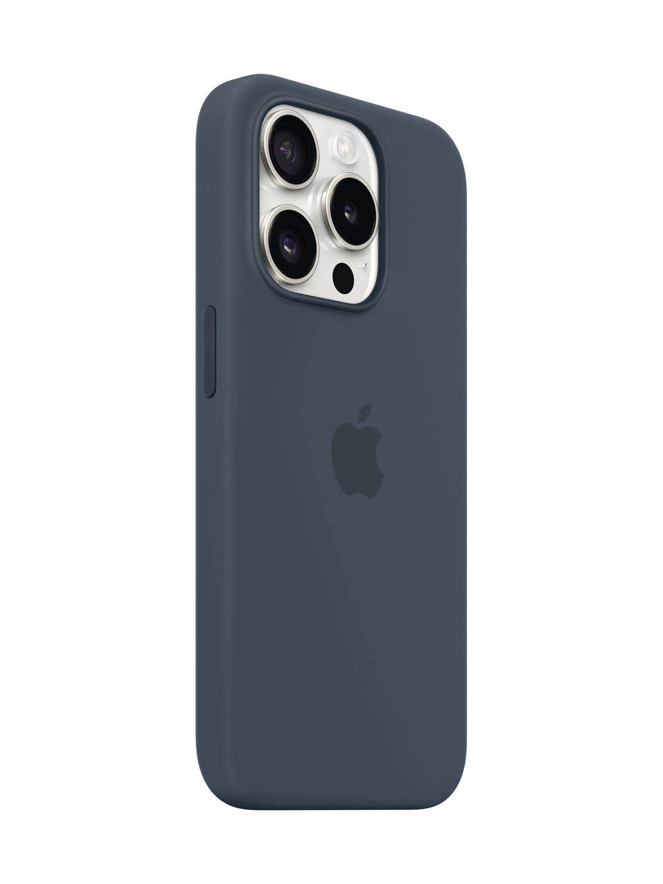 Apple IPhone 15 Pro Silicone Case With MagSafe - Storm Blue 2 Apple IPhone 15 Pro Silicone Case With MagSafe - Storm Blue - Image 2