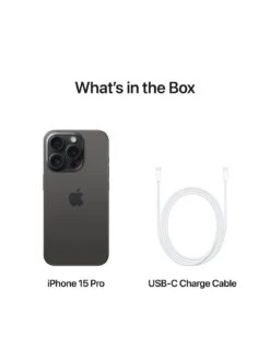 Apple IPhone 15 Pro, 256Gb - Black Titanium 14 Apple IPhone 15 Pro, 256Gb - Black Titanium -Digital Station VPZ0Q SQ7 0000000004 BLACK SLd3