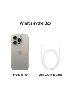 Apple IPhone 15 Pro, 128Gb - Natural Titanium -Digital Station VPZ1M SQ7 0000000003 NATURAL SLd3