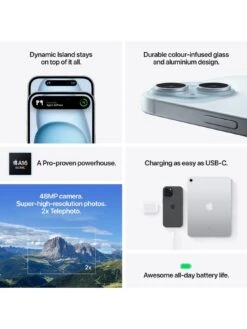 Apple IPhone 15, 128Gb - Blue 13 Apple IPhone 15, 128Gb - Blue -Digital Station VPZ3E SQ6 0000000020 BLUE SLd2