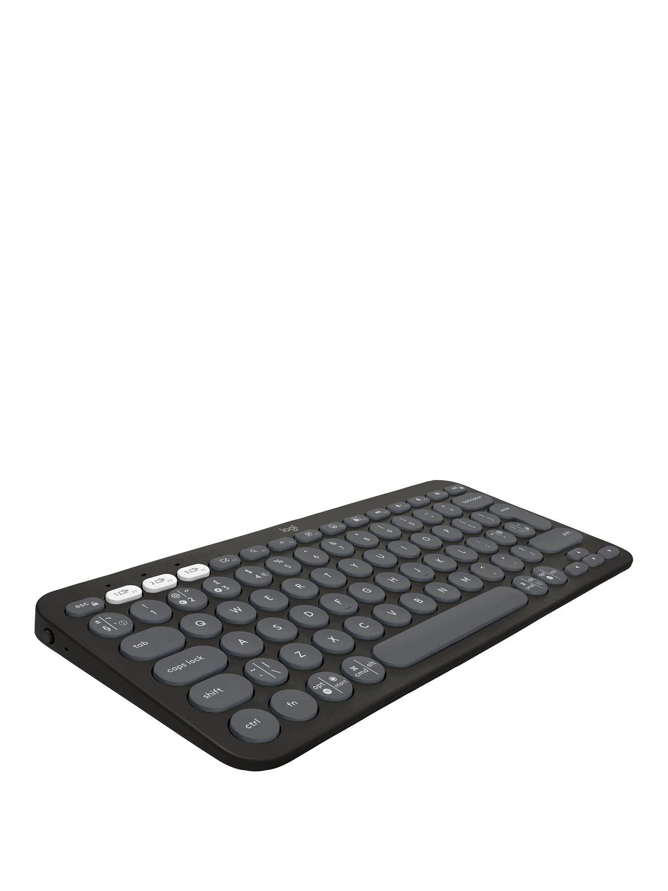 Logitech Pebble Keys 2 K380s, Multi-Device Bluetooth Wireless Keyboard, Slim And Portable - Graphite 1 Logitech Pebble Keys 2 K380s, Multi-Device Bluetooth Wireless Keyboard, Slim And Portable - Graphite