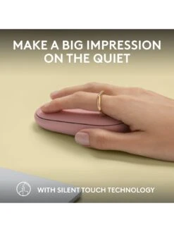 Logitech Pebble Mouse 2 M350s Slim Bluetooth Wireless Mouse, Lightweight, Quiet Clicks - Rose 11 Logitech Pebble Mouse 2 M350s Slim Bluetooth Wireless Mouse, Lightweight, Quiet Clicks - Rose -Digital Station VQ3D7 SQ5 0000000063 PINK SLd1